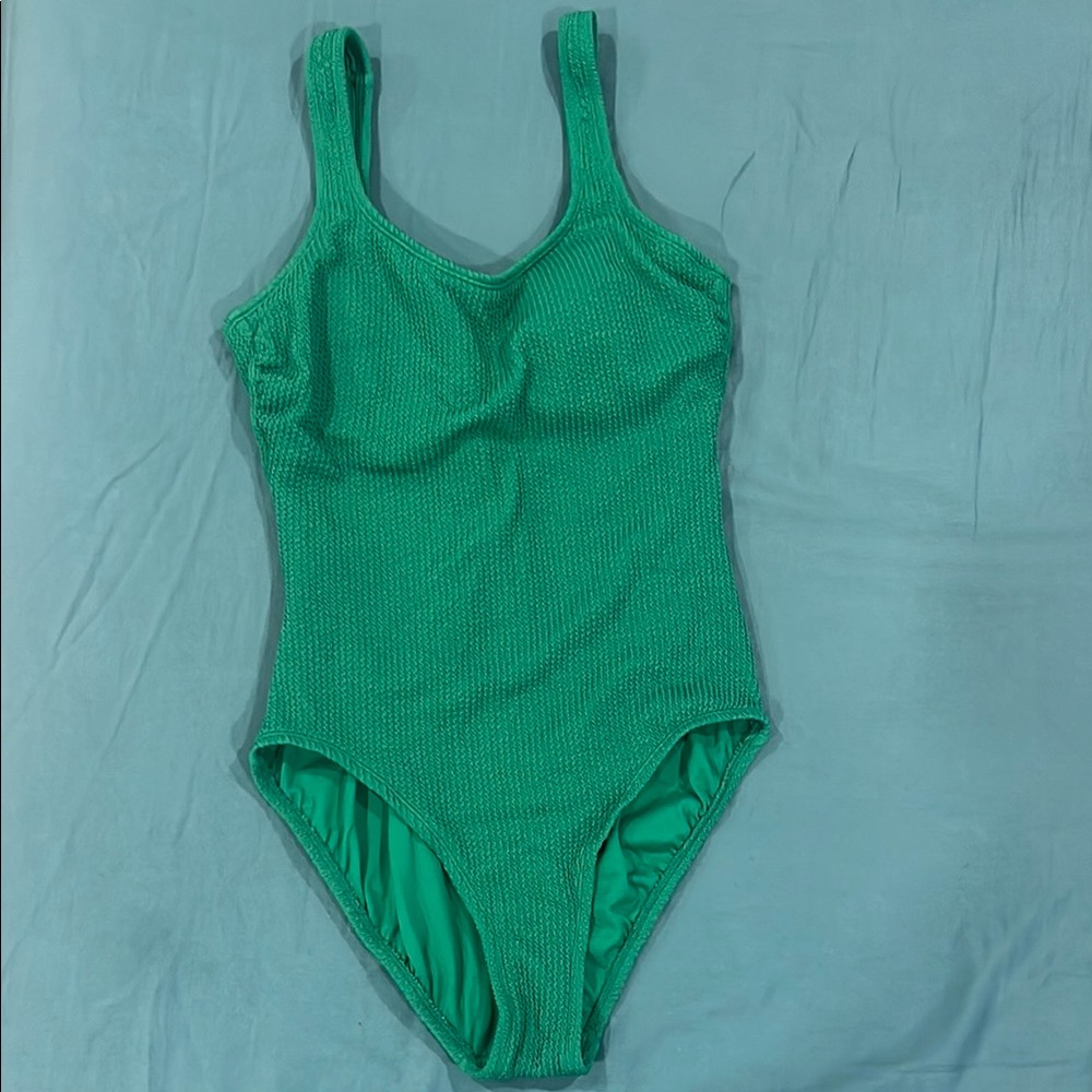 Time and Tru Green One Piece Swimsuit